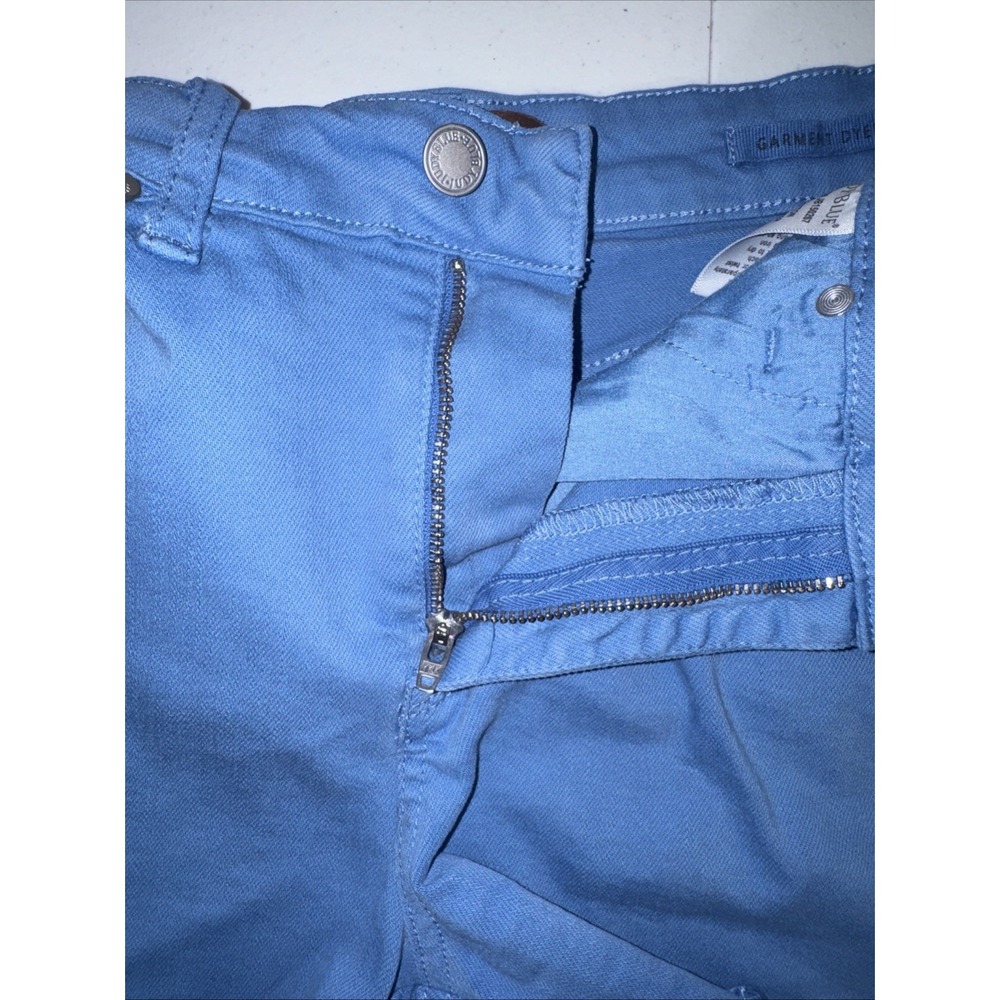 Judy Blue Shorts Women's Size Medium Sky Blue Raw Hem Mid Rise BOHO Festival - Picture 11 of 16